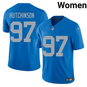 Aidan Hutchinson #97 Blue Alternate Game DL Womens Jersey 374110-656