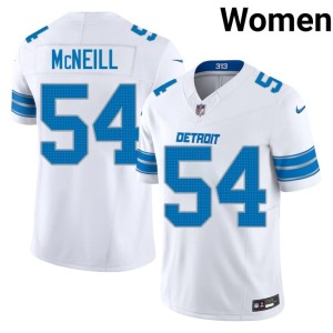 Alim McNeill Game White #54 Womens Detroit Jersey 599102-159