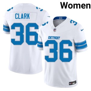 Chuck Clark NIL White Defend the Den Women #36 Jerseys 958484-844