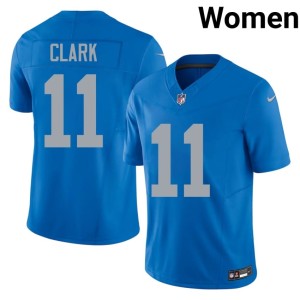 Damone Clark Blue Alternate Women 2026 Detroit #11 Jerseys 595623-674