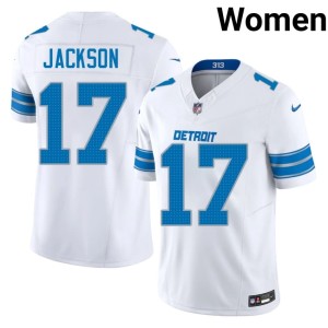 Dan Jackson Womens 2026-27 White Detroit Lions #17 Jersey 776951-346