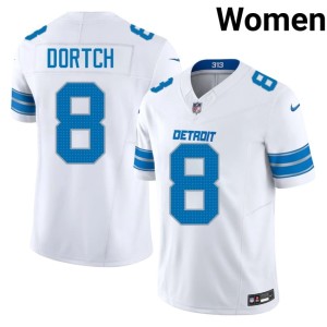 Greg Dortch White 2026 Womens DET #8 Jersey 388578-449