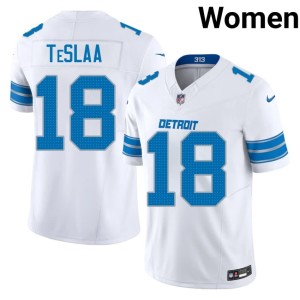 Isaac TeSlaa Women's #18 Stitched One Pride White Jersey 983080-837