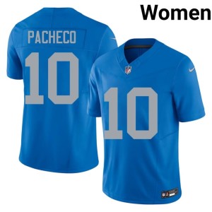 Isiah Pacheco Women The Pride Blue 2026 Alternate #10 Jersey 566454-538