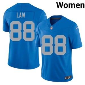 Kendrick Law 2026-27 Blue Defend the Den Womens #88 Alternate Jersey 299878-225