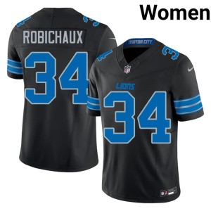 Kye Robichaux Black Women #34 Replica Silver Rush Jerseys 883042-394