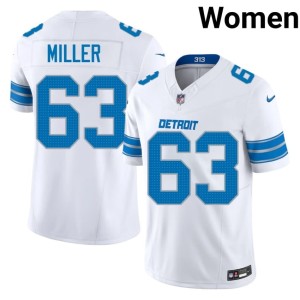 Mason Miller DET #63 White Women's Embroidery Jersey 611727-361