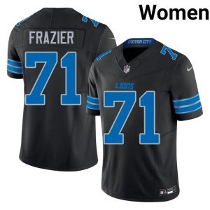 Miles Frazier #71 Motor City Lions Women's Embroidery Black Jersey 248513-422