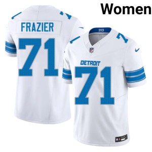 Miles Frazier Football White DL #71 Women's Jerseys 321106-351