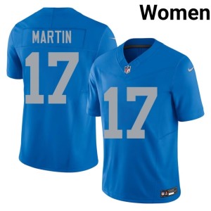 Tay Martin Blue Alternate Replica #17 The Pride Women's Jerseys 191670-399