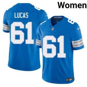 Anthony Lucas Limited Women's Blue #61 Defend the Den Jerseys 919410-100
