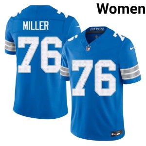 Blake Miller Women's DL #76 Blue Stitched Jerseys 221310-837