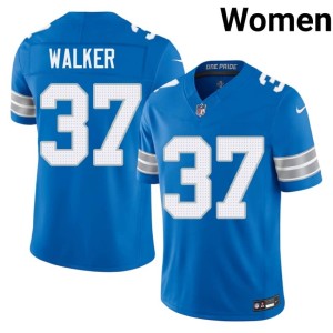 Doak Walker Detroit Blue Women's Stitched #37 Jersey 641199-489