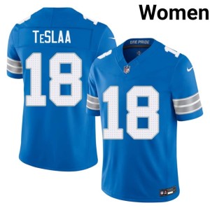 Isaac TeSlaa Silver Rush #18 Official Blue Womens Jersey 356858-398
