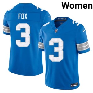 Jack Fox Blue Women's Player Lions #3 Jersey 593989-905