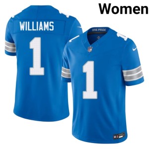 Jameson Williams #1 Blue Defend the Den 2026-27 Women Jerseys 331742-688
