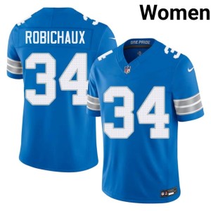 Kye Robichaux Silver Rush Embroidery Blue #34 Women Jerseys 874175-154