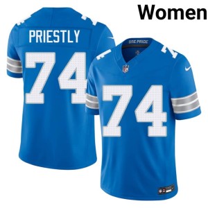 Melvin Priestly Blue #74 NIL Women Silver Rush Jerseys 820490-521
