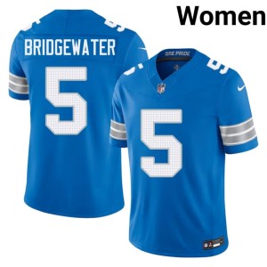Teddy Bridgewater Women Official One Pride #5 Blue Jerseys 154422-753