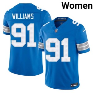 Tyleik Williams Blue The Pride #91 NIL Women Jerseys 916933-356