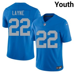 Bobby Layne #22 Youth NFL Blue Alternate DET Lions Jerseys 789431-723