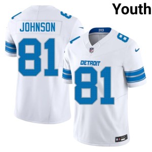Calvin Johnson 2026 #81 The Pride White Youth Jersey 152324-582