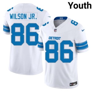 Cedrick Wilson Jr. White 2026-27 Lions #86 Youth Jersey 636481-464