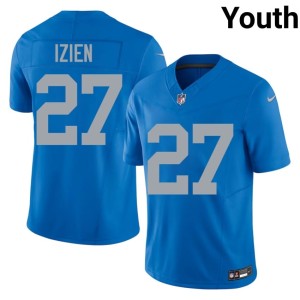 Christian Izien #27 Stitched Blue Youth Detroit Lions Alternate Jerseys 798839-570