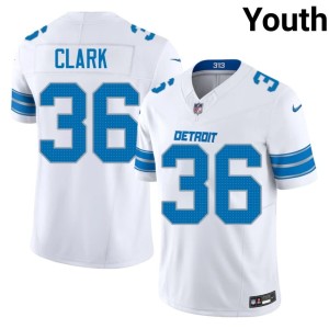 Chuck Clark Youth Silver Rush Replica White #36 Jerseys 700979-413