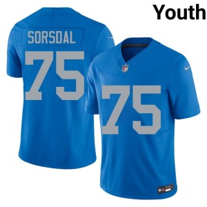 Colby Sorsdal 2026 Blue #75 Youth Alternate DL Jersey 881654-368
