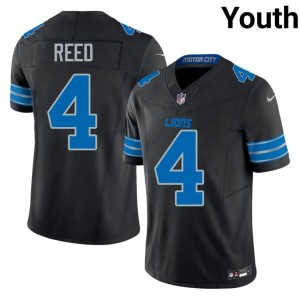 D.J. Reed Black #4 Silver Rush Official Youth Jerseys 195324-367