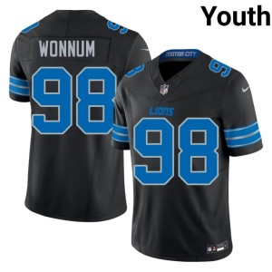 DJ Wonnum Official Black The Pride Youth #98 Jerseys 888178-972