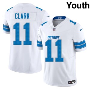 Damone Clark Detroit Official White Youth #11 Jerseys 995365-629