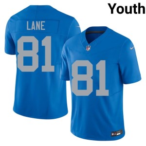 Dick Lane Limited Youth Blue #81 Alternate Defend the Den Jersey 910539-696