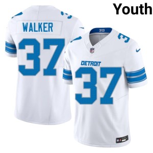 Doak Walker Youth Player White #37 Detroit Jerseys 199442-922
