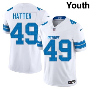 Hogan Hatten DL White #49 Youth Player Jersey 149180-562