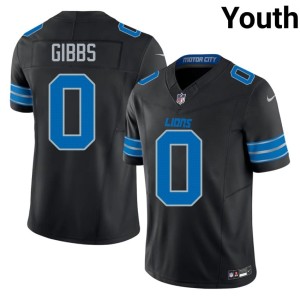 Jahmyr Gibbs Youth Black One Pride #0 Stitched Jerseys 948345-192