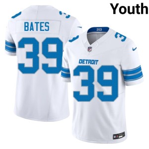 Jake Bates White #39 Football Lions Youth Jerseys 593095-832
