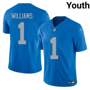 Jameson Williams #1 The Pride Blue Alternate Game Youth Jersey 426561-410