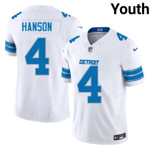 Jason Hanson White Youth Game #4 Defend the Den Jersey 457881-855
