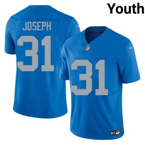 Kerby Joseph Detroit Lions Blue #31 Alternate NIL Youth Jerseys 173749-188