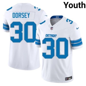 Khalil Dorsey #30 White Youth One Pride Embroidery Jersey 711937-109