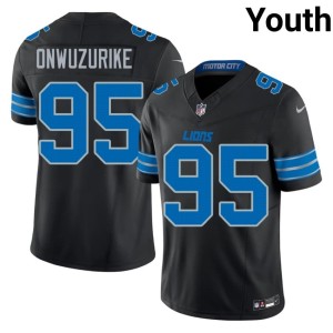 Levi Onwuzurike #95 Player Defend the Den Youth Black Jersey 163257-957