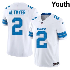 Luke Altmyer Youth NIL DET #2 White Jerseys 476006-926