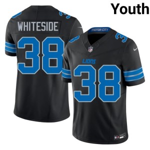 Nick Whiteside Game Youth DET Black #38 Jersey 653235-922