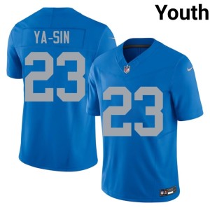 Rock Ya-Sin Youth #23 Limited Blue Lions Alternate Jerseys 946052-202
