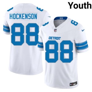 T.J. Hockenson Football #88 Youth Lions White Jerseys 149143-273