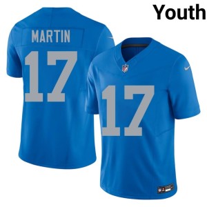 Tay Martin Youth Blue #17 Game Alternate Detroit Lions Jerseys 964298-863
