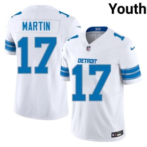 Tay Martin White DET Lions Limited Youth #17 Jerseys 399182-276