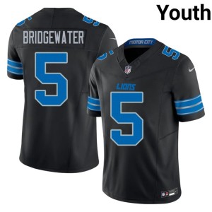 Teddy Bridgewater Lions Game Black #5 Youth Jerseys 425009-140